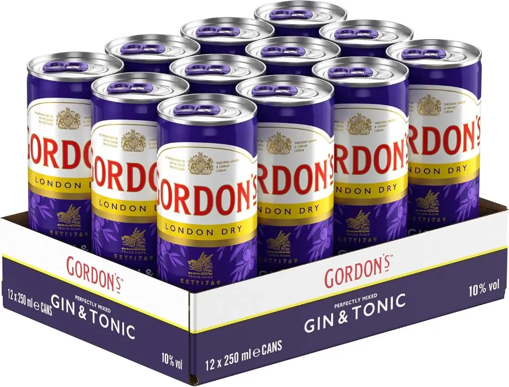 Gordon London Dry Gin Tonic  DOSE ( 12 x 0,25 L )
