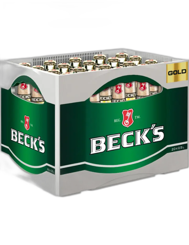 Becks Gold  GLASS ( 24 x 0,33 L )